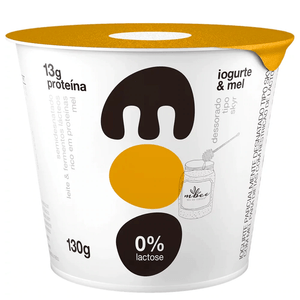 IOGURTE MOO TIPO SKYR 2% GORDURA ZERO LACTOSE MEL POTE 130G