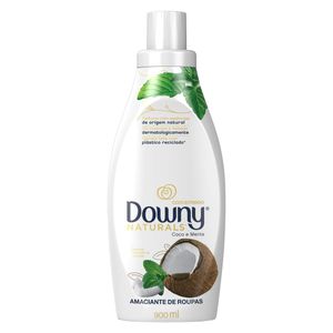 Amaciante de Roupa Concentrado Coco e Menta Downy Naturals Frasco 900ml