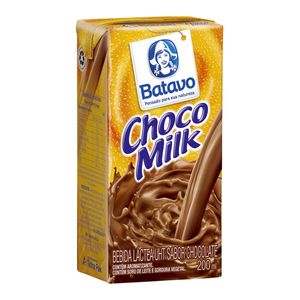 Bebida Lactea UHT Chocolate Batavo Choco Milk Caixa 200ml