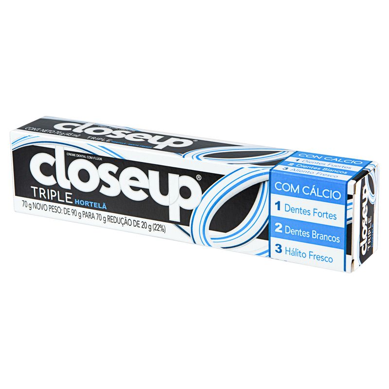 Creme-Dental-Hortela-Closeup-Triple-Caixa-70g