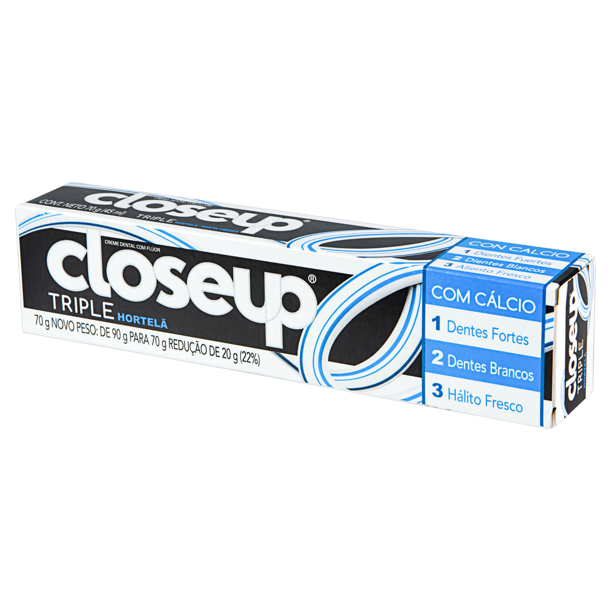 Creme Dental Hortelã Closeup Triple Caixa 70g