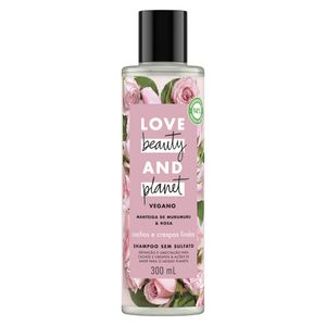 Shampoo Love Beauty & Planet Cachos e Crespos Lindos Frasco 300ml