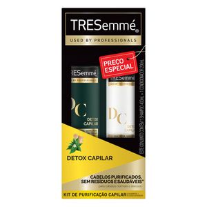 Kit Shampoo 400ml + Condicionador 200ml Tresemmé Detox Capilar