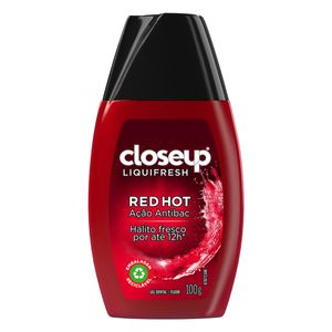 Gel Dental Red Hot Closeup Liquifresh Frasco 100g