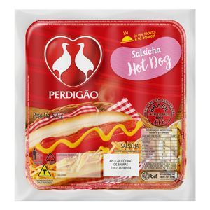 Salsicha Hot-Dog Perdigão 500g 12 Unidades