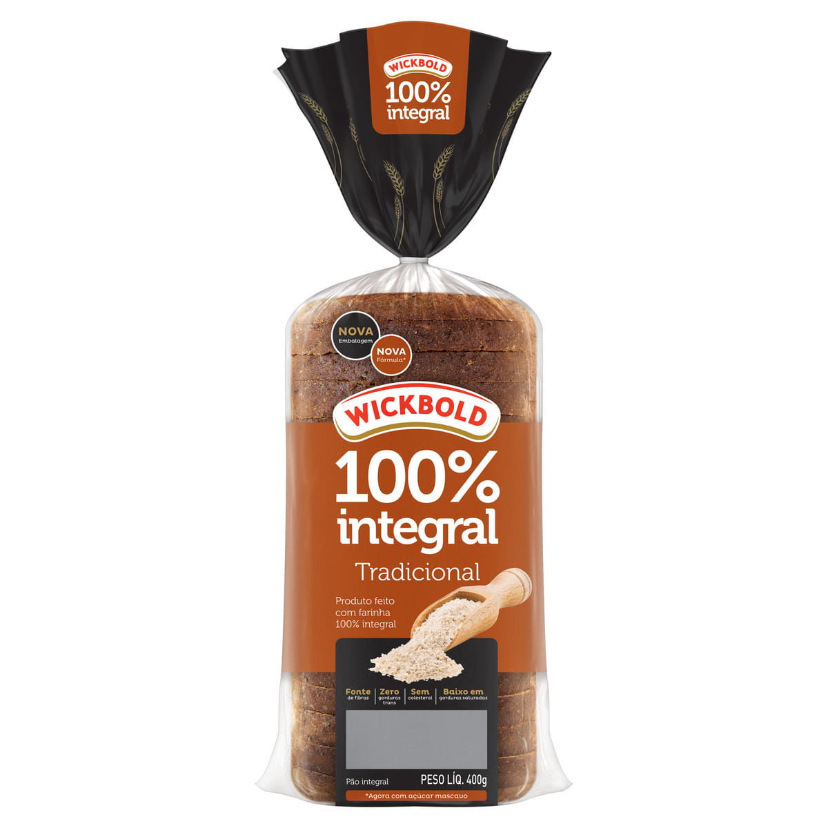 Pão Integral Tradicional Wickbold Pacote 400g