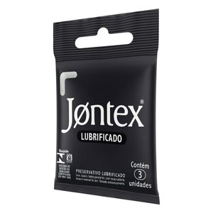 Preservativo Jontex Lubrificado de Bolso C/ 3