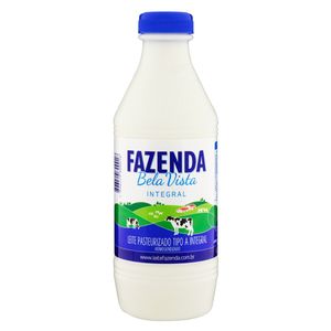 Leite Pasteurizado Tipo A Integral Fazenda Bela Vista Garrafa 1L
