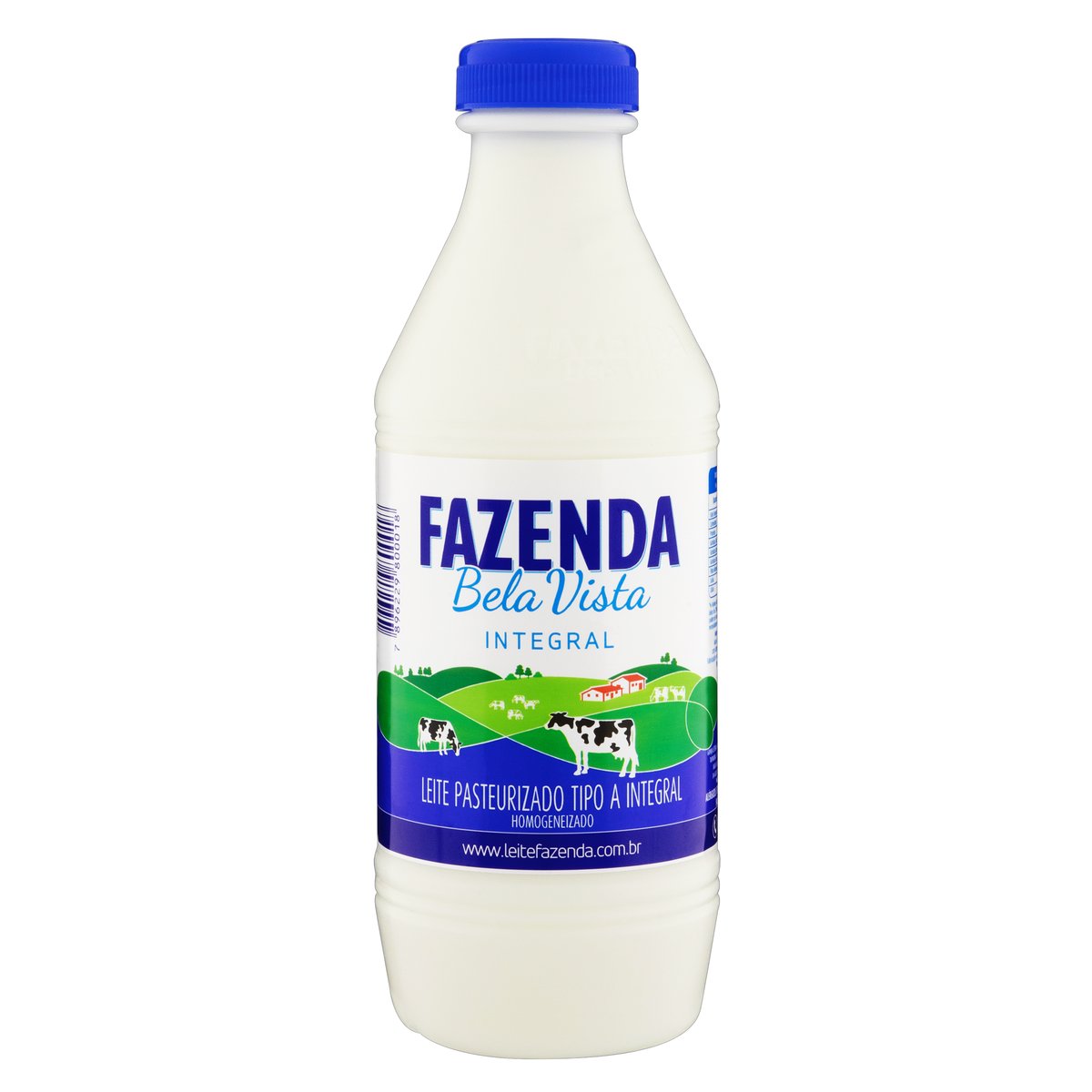 Leite Pasteurizado Tipo A Integral Fazenda Bela Vista Garrafa 1L