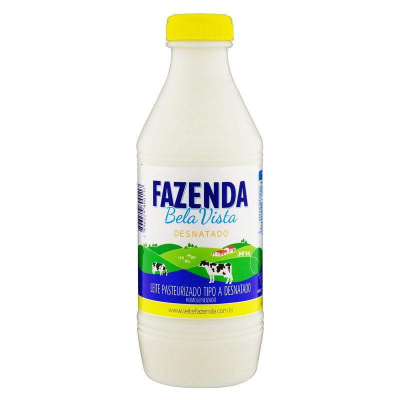 Leite-Pasteurizado-Homogeneizado-Tipo-A-Desnatado-Fazenda-Bela-Vista-Garrafa-1l