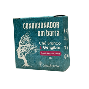 Condicionador em Barra Orgânica Chá Branco & Gengibre 55g