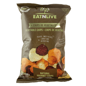 Snack Eatnlive Mix de Vegetais com Sal 100g