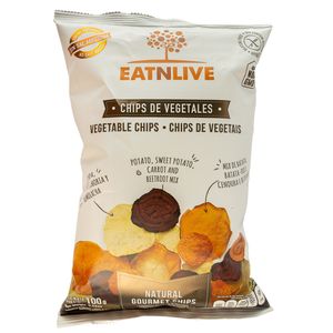 Snack Eatnlive Mix de Vegetais sem Sal 100g