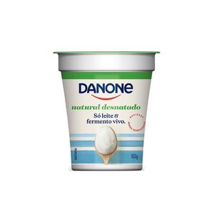 Iogurte Danone Natural Desnatado Pote 160g