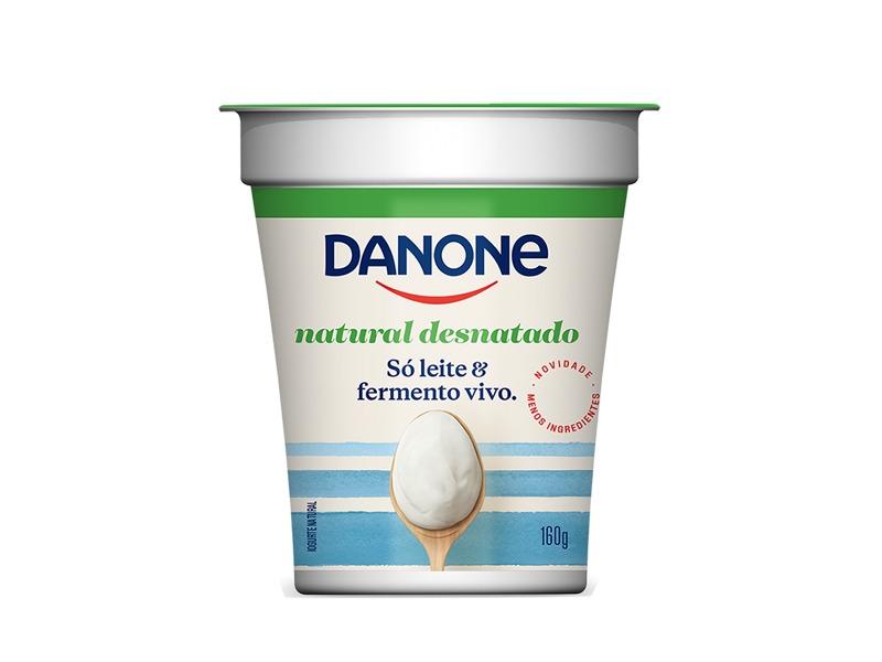 Iogurte Danone Natural Desnatado Pote 160g