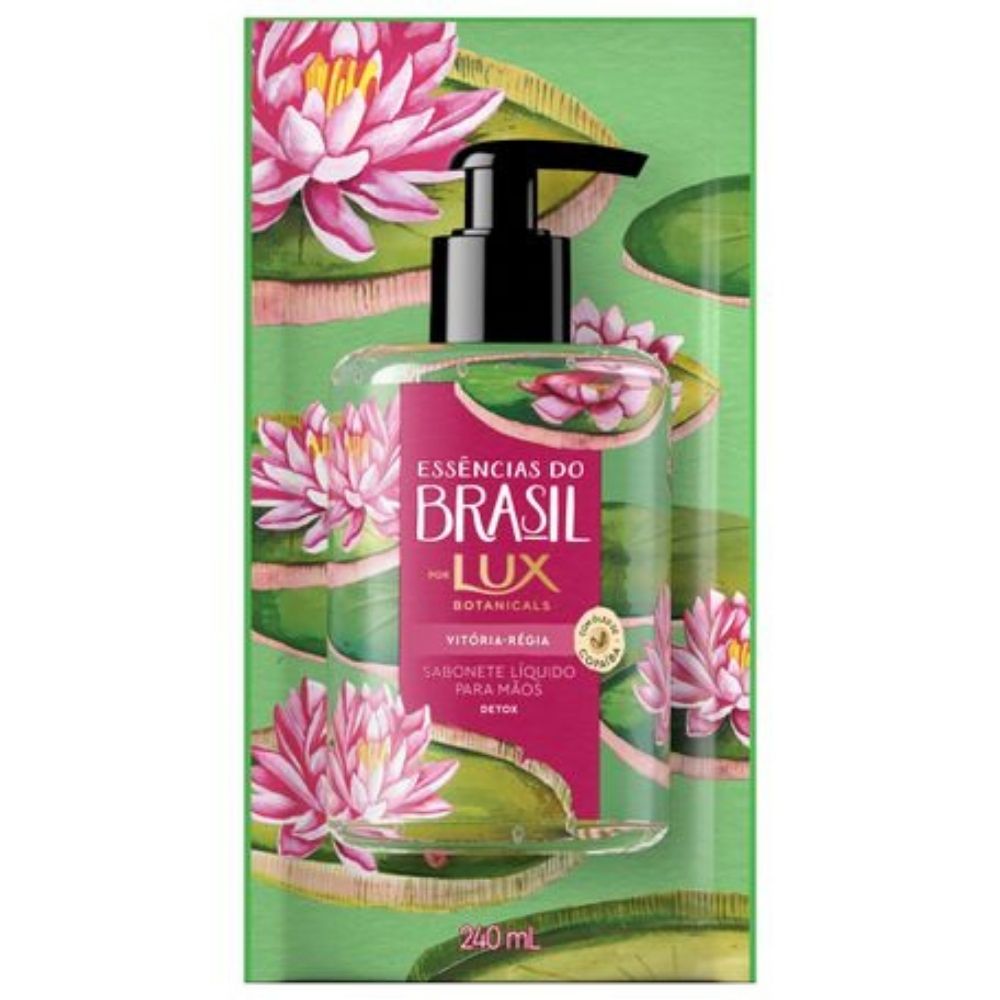 Sabonete Líquido para as Mãos Vitória-Régia Lux Botanicals Essências Do Brasil 240ml