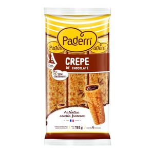 Crepe de Chocolate Paderrí 6 Unidades 192g