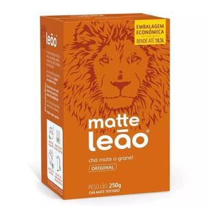 Chá Mate Original Matte Leão Caixa Embalagem Econômica 250g
