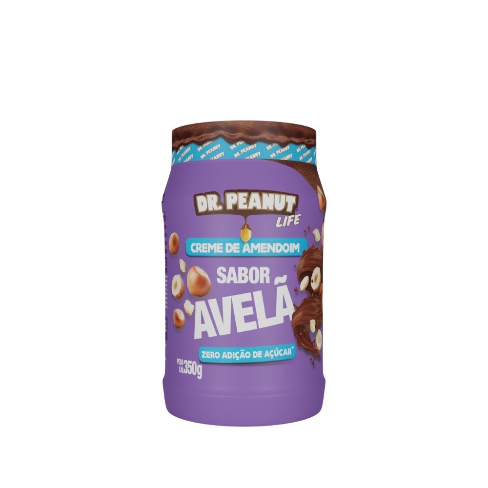 Creme de Amendoim Dr. Peanut Avelã 350g 