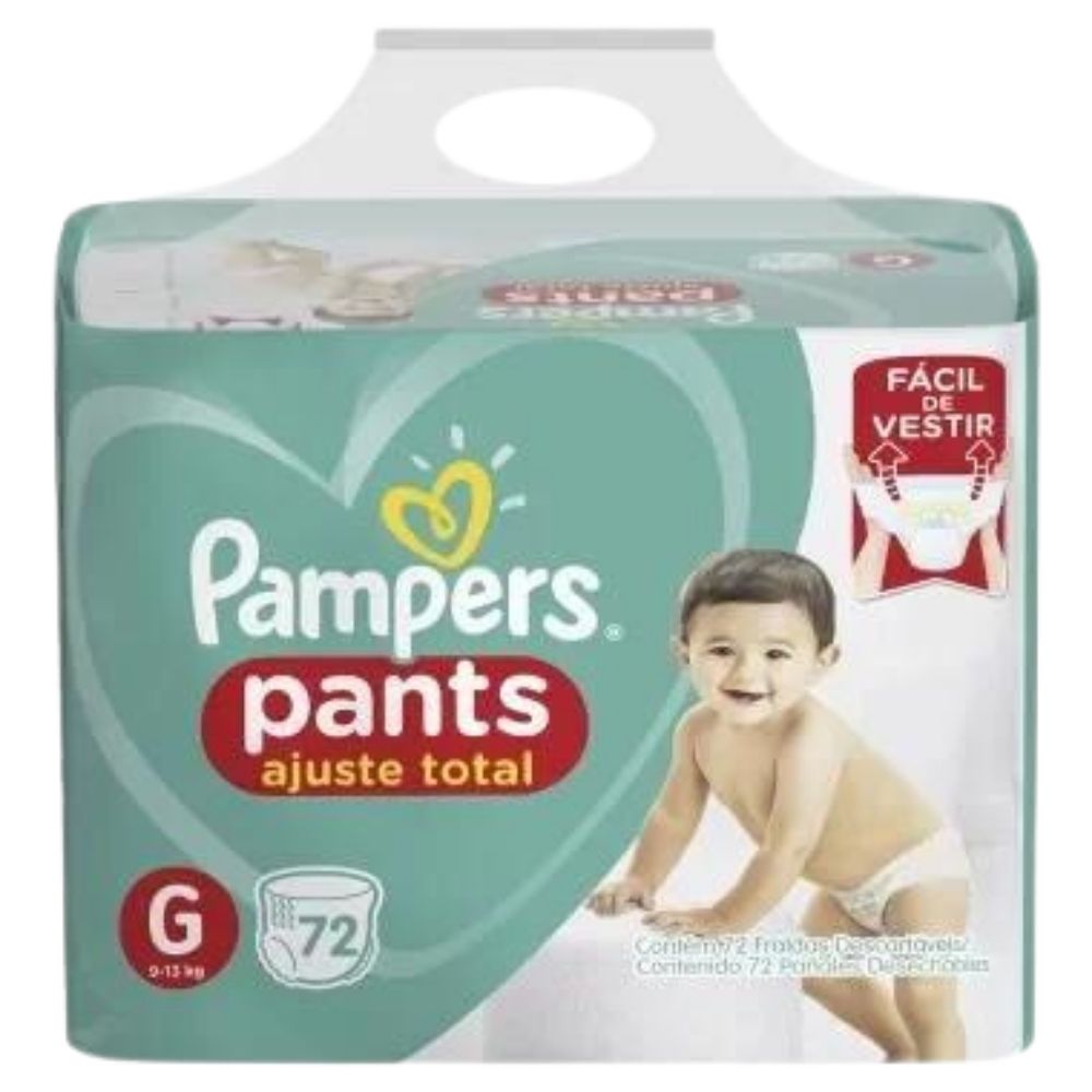 Fralda Descartável Pampers Confort Sec Pants G Com 72 Unidades