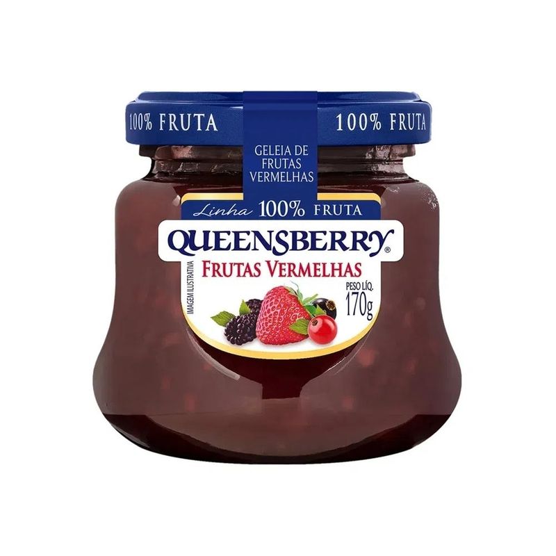 Geleia-QueensBerry-Frutas-Vermelhas-100--Fruta-170g