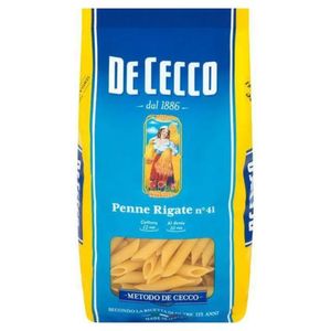 Macarrão Italiano De Cecco Penne Rigate 500g