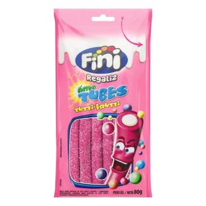Bala Fini Gelatina Tubes Tutti Frutti 80g