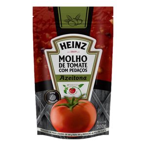 Molho de Tomate Heinz Azeitona Pouch 300g