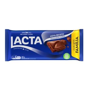 Chocolate Ao Leite Lacta Pacote 165g Tamanho Família