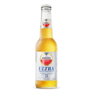 Cerveja Lager Puro Malte sem Glúten Amstel Ultra Long Neck 275ml