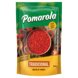 Molho de Tomate Tradicional Pomarola Sachê 300g