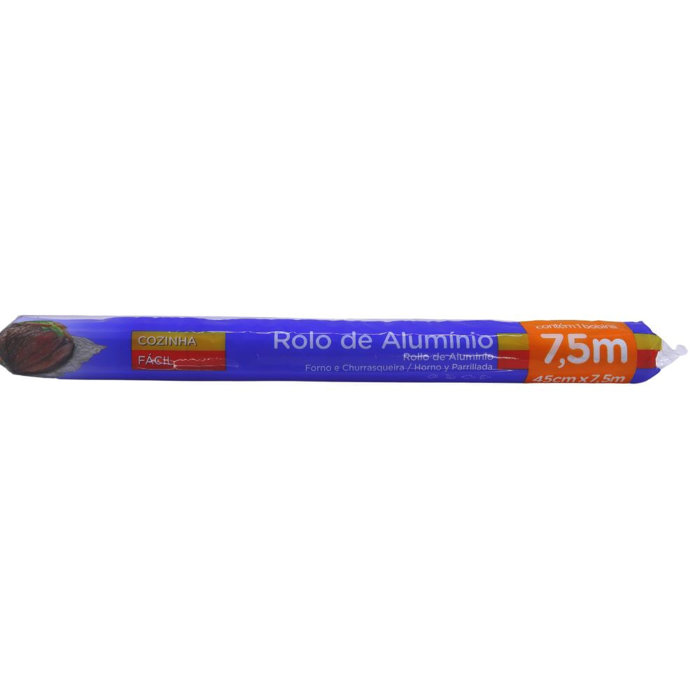Rolo Alumínio Multi Uso Cozinha 45X7 5 1 U