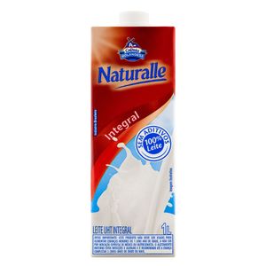 Leite UHT Integral Colônia Holandesa Naturalle Caixa com Tampa 1L