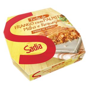 Torta de Frango Palmito Milho e Requeijão com Massa de Iogurte Sadia 500g