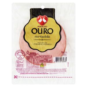 Mortadela Defumada Perdigão Ouro 200g