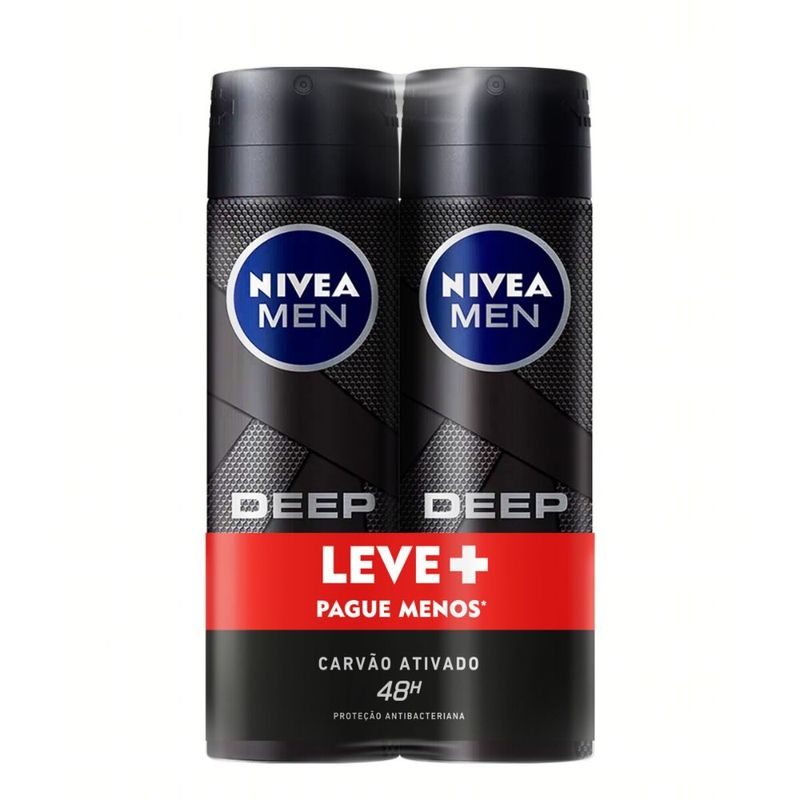 Antitranspirante-Aerossol-Nivea-Carvao-Ativado-Men-Deep-2-Unidades-150ml-Cada-Leve-Mais-Pague-Menos