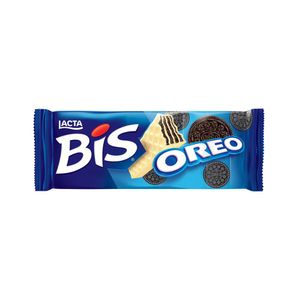 Wafer Oreo Cobertura Chocolate Branco Lacta Bis Pacote 100,8g