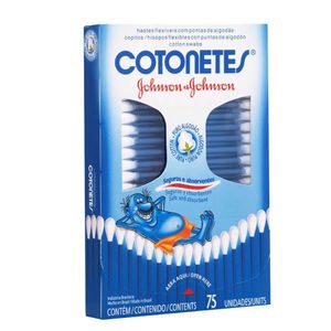 Cotonete Flexíveis Johnson & Johnson 75 Unidades