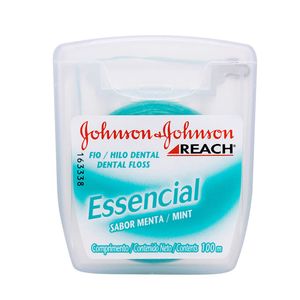 Fio Dental Menta Johnson & Johnson Reach Essencial 100m Mais Econômico