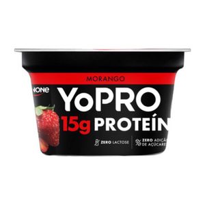 Iogurte Morango Zero Lactose Yopro Pote 160g