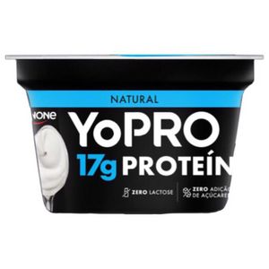 Iogurte Natural Zero Lactose Yopro Pote 160g