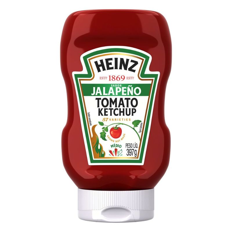 Ketchup-Jalapeño-Heinz-Squeeze-397g