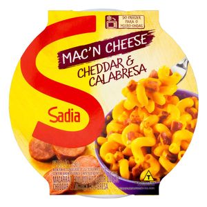 Mac'n Cheese Cheddar & Calabresa Sadia Pote 350g