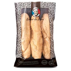 Baguete Sabor de France Tradicional Congelado 3 Unidades 410g