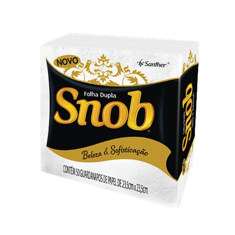 Guardanapo-de-Papel-Folha-Dupla-Snob-235cmx235cm-Pacote-50-Unidades