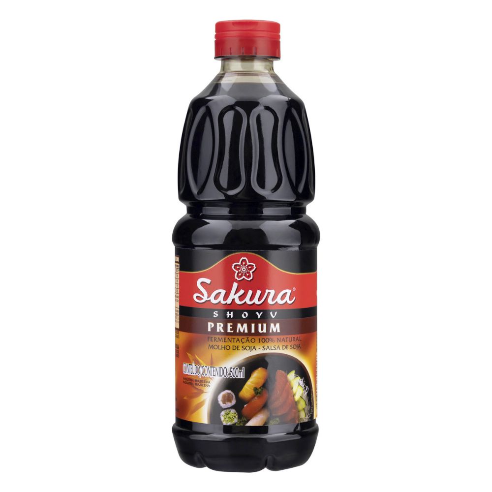 Molho Shoyu Sakura Premium Garrafa 500ml