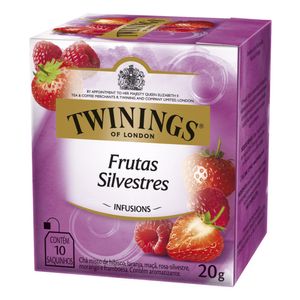 Chá Twinings Infusions Frutas Silvestres Caixa 10 Unidades 20g