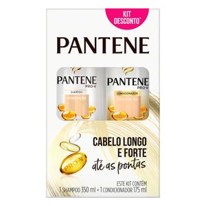 Kit Shampoo 350ml + Condicionador 175ml Pantene Hidratação