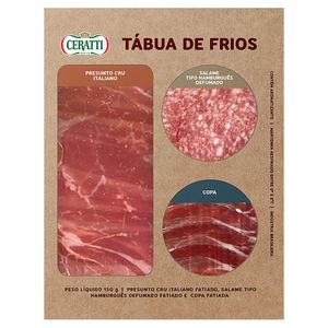 Tábua de Frios Fatiados Ceratti 150g