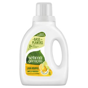 Lava-Roupas Líquido Citrus Sétima Geração Limpeza Poderosa Frasco 1L